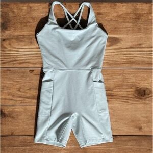 CALIA by Carrie Underwood Light Blue Romper size S